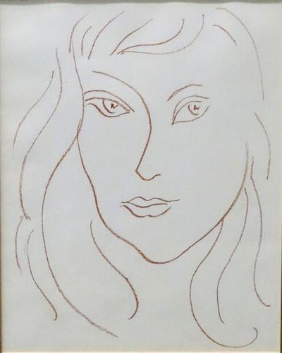 This lithograph by Henri Matisse will be on display in the Elder Gallery exhibit, Nebraska Wesleyan University Collection Exhibition. 