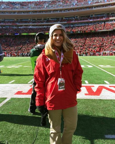 Pair is an event manager for Nebraska Wesleyan's Athletic Department. During the Husker football season, she gains sport management experience as an event intern, assisting replay officials. 