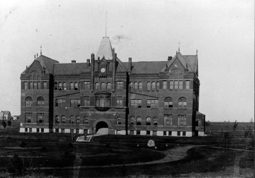 Photo of Old Main dated as 1889